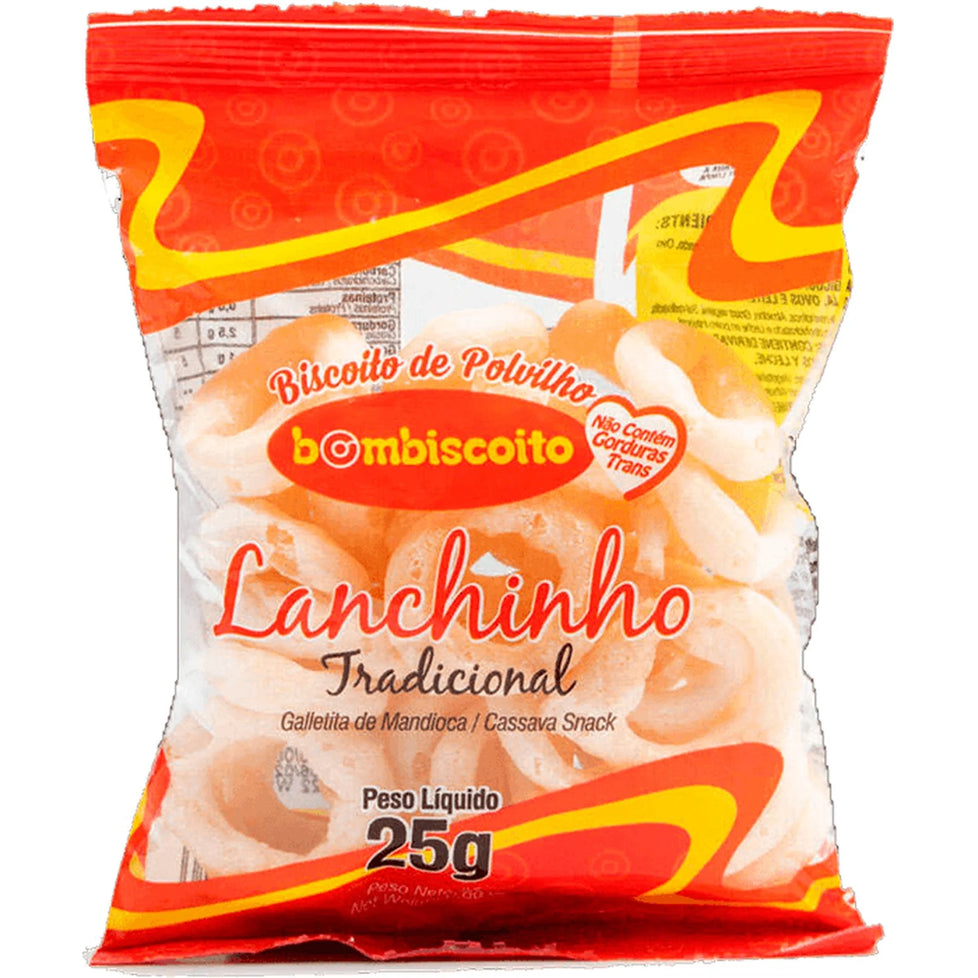 Biscoito De Polvilho Tradicional Bombiscoito 25g