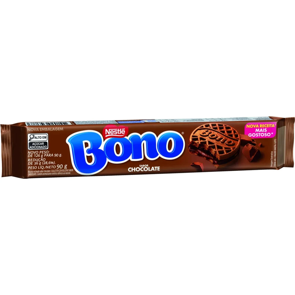 Biscoito Recheado Chocolate - Bono 90g