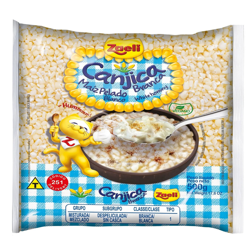 Canjica Branca Zaeli 500g