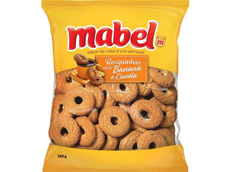 Rosquinha sabor banana e canela 300g