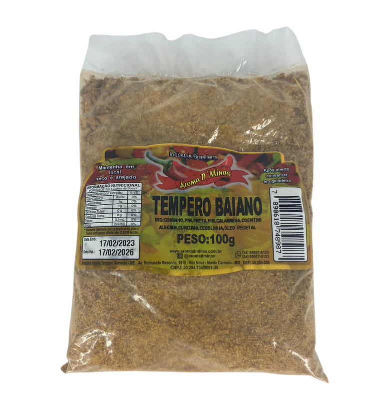 Tempero Baiano - Aroma d'Minas • 100 G