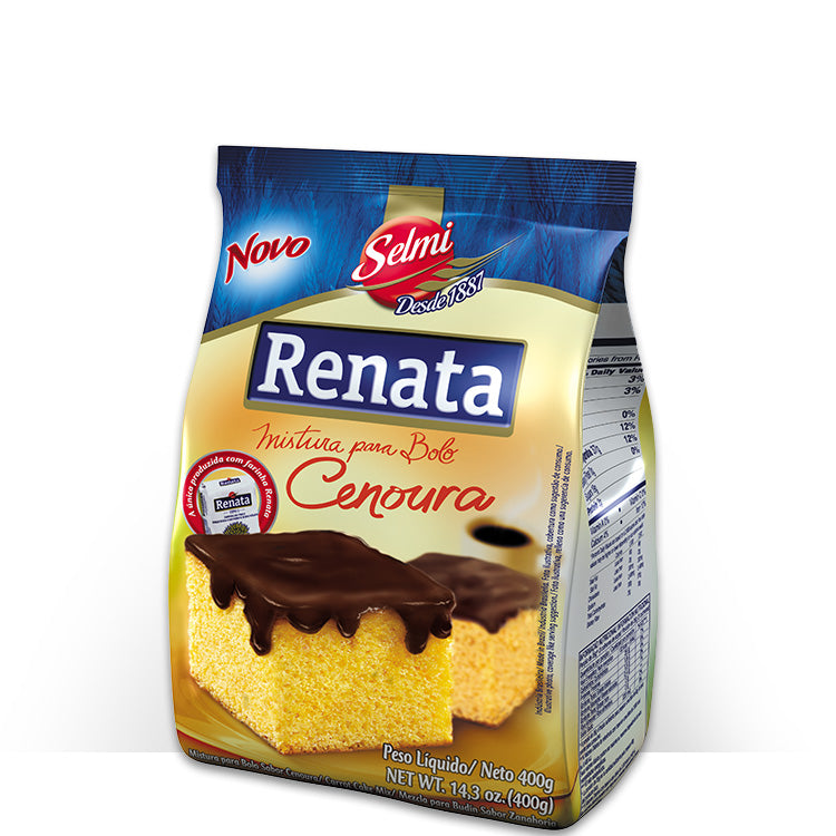 Mistura de Bolo Sabor Cenoura - Renata 400g
