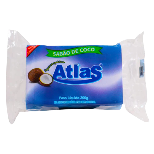 Sabão em Barra ATLAS Coco 200g