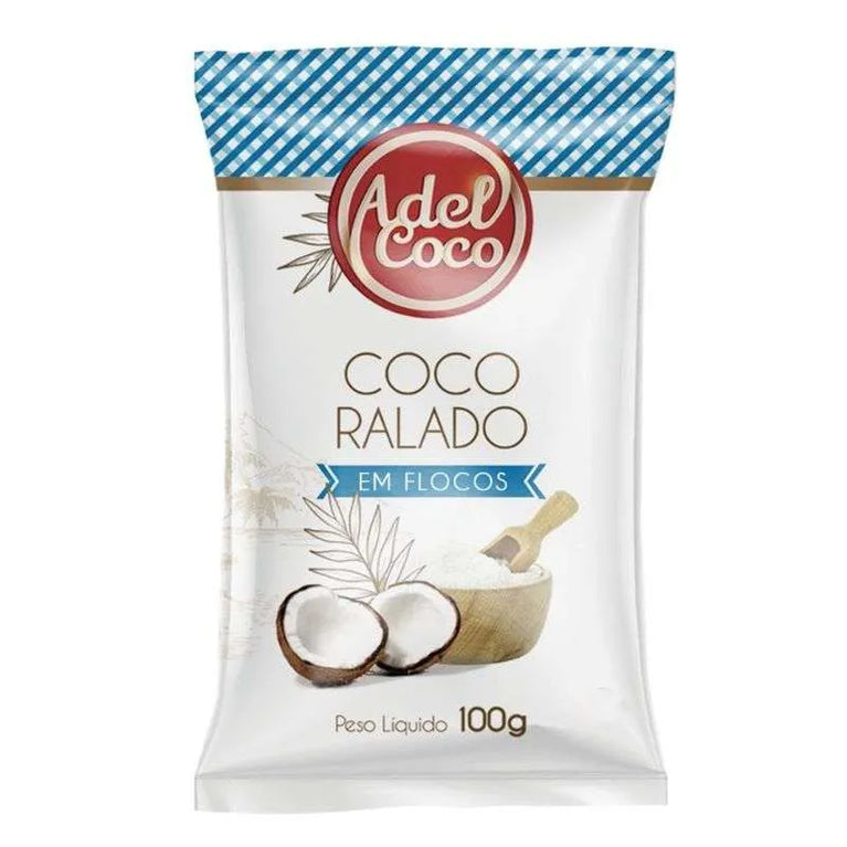 Coco Ralado em Flocos Adel Coco 100g