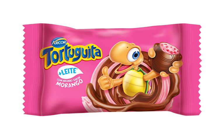 Chocolate Tortuguita Morango