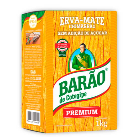 Erva-Mate Chimarrão Premium - Barão 1kg