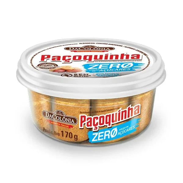 Paçoca DaColônia Zero Açucar 170g