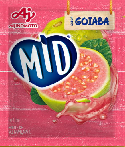 Refresco em pó MID Goiaba 25g